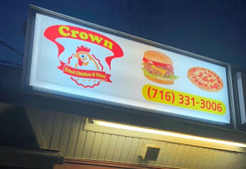 Halal crown fried chicken & pizza